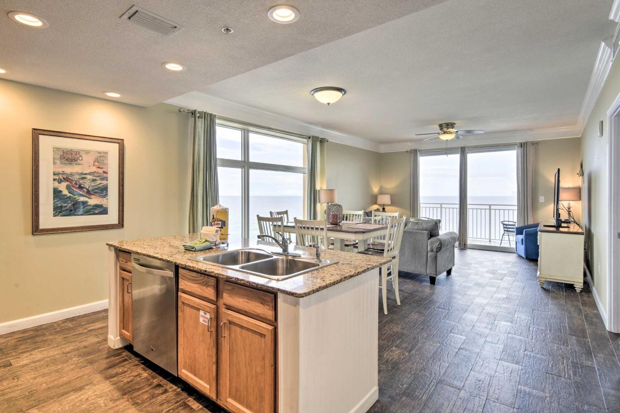 Oceanfront Pcb Condo With Gulf Views And Pool Access! Panama City Beach Exterior photo